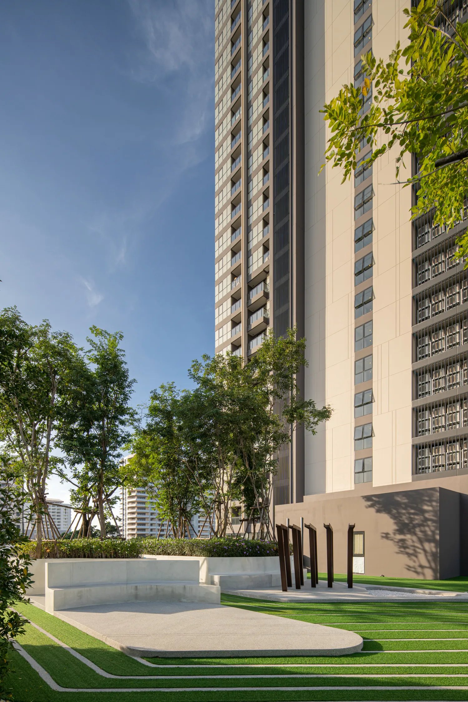 The Panora Pattaya landscaped grounds