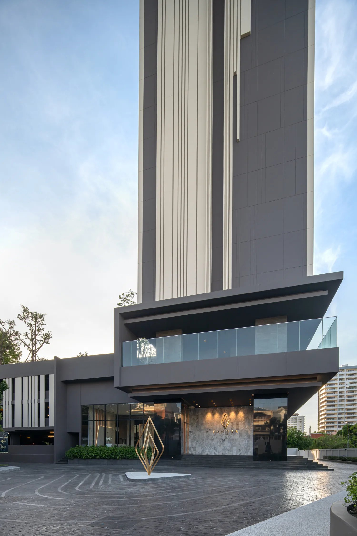 The Panora Pattaya entrance building